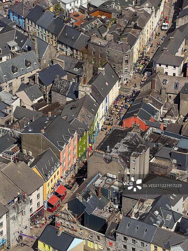 爱尔兰戈尔韦步行街区图片素材