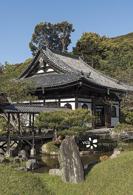日本京都高台寺海善堂禅寺图片素材