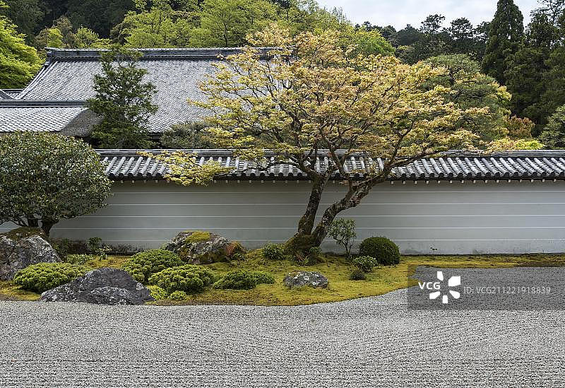 日本京都南禅寺方丈庭园，亚洲图片素材