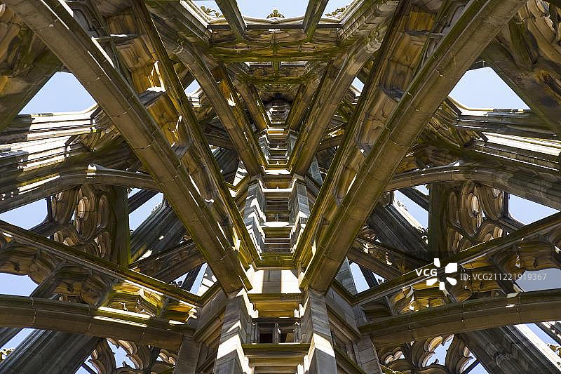 德国巴登-符腾堡州乌尔姆敏斯特大教堂尖顶图片素材