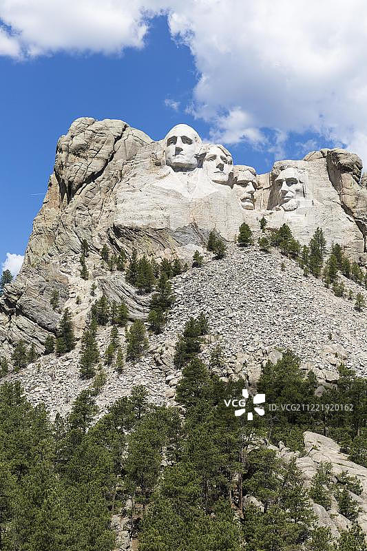 拉什莫尔山国家纪念公园，美国南达科他州，北美洲图片素材
