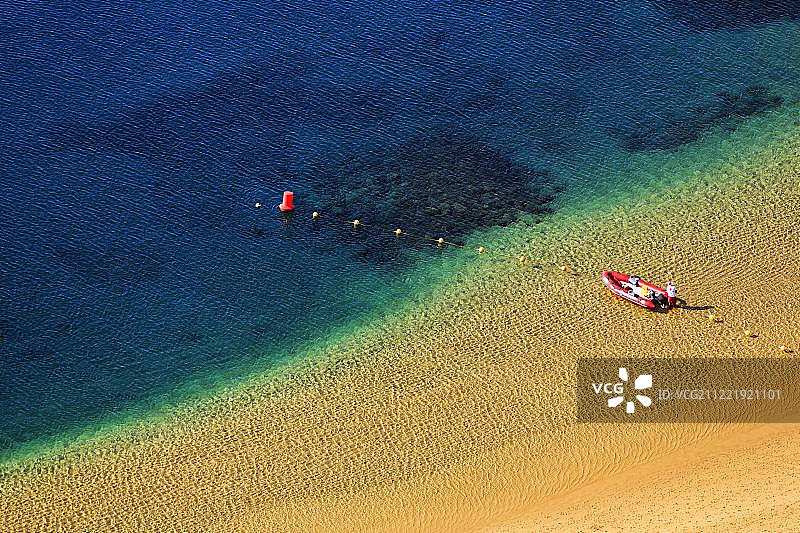 特雷西塔斯海滩，圣安德烈斯，特内里费岛，西班牙，欧洲图片素材