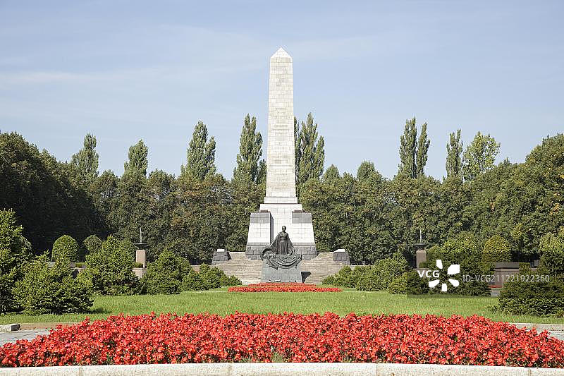 德国柏林舍恩霍尔茨高地苏军纪念碑图片素材