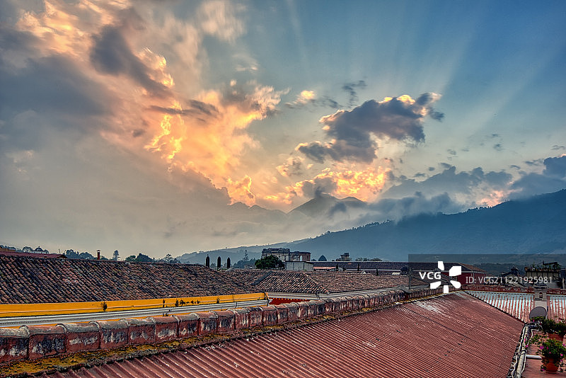 未覆盖屋顶图片素材