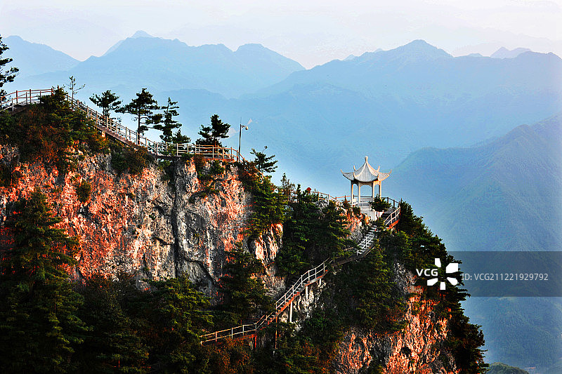 陕西天竺山风光图片素材