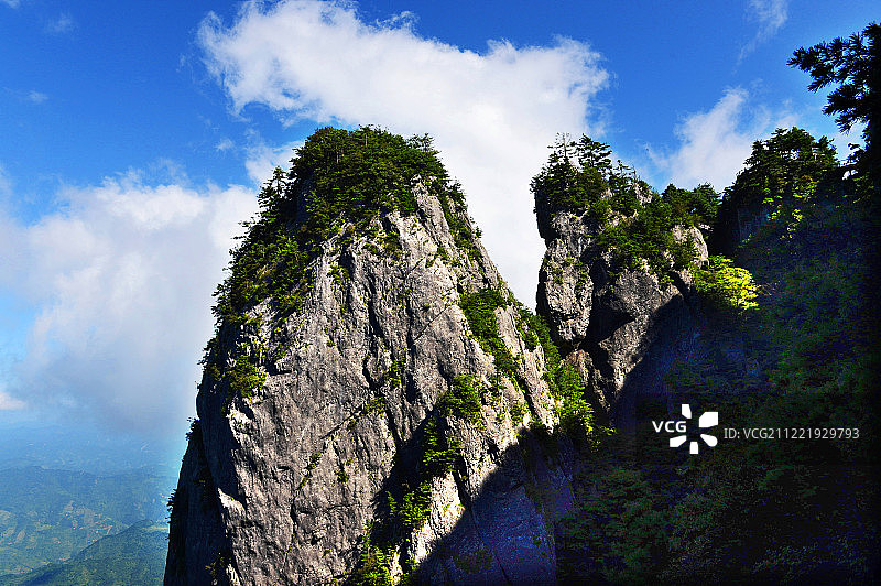 陕西天竺山风光图片素材