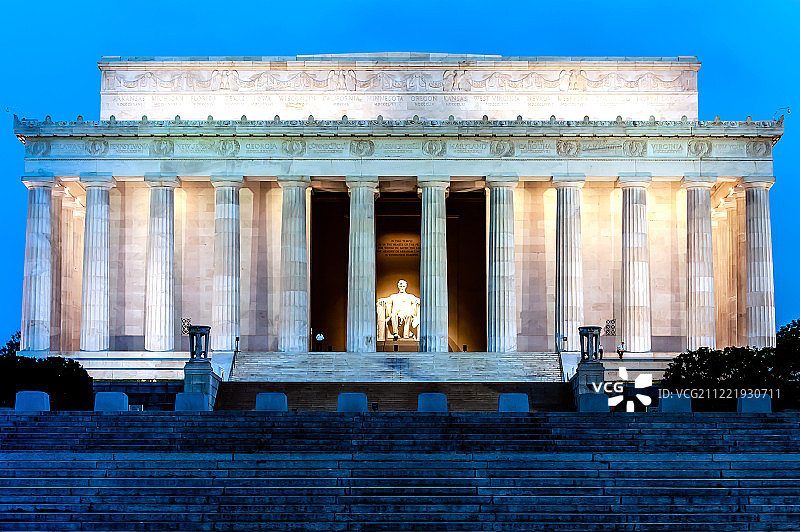 林肯纪念堂图片素材
