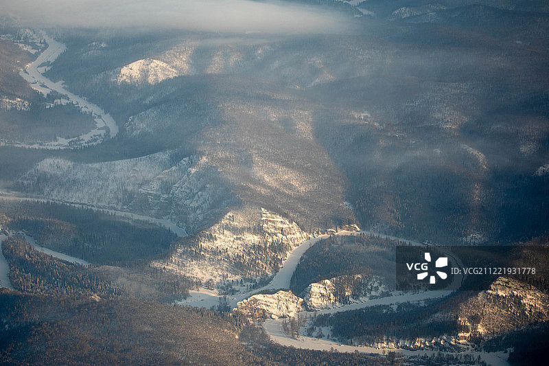 来自热气球的乌拉尔图片素材