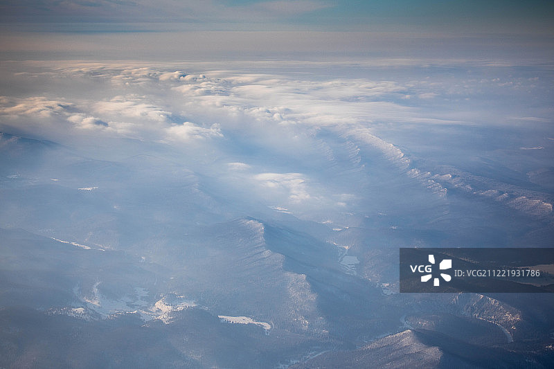 来自热气球的乌拉尔图片素材