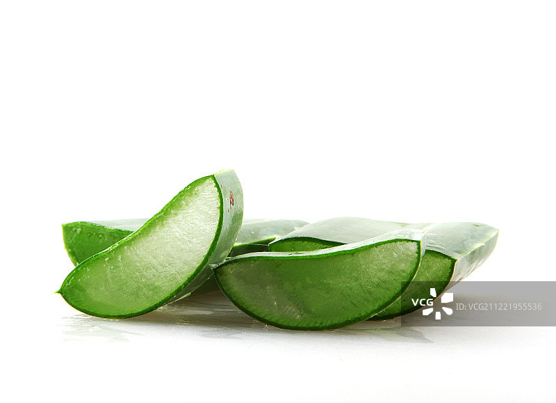 白色背景上的芦荟图片素材