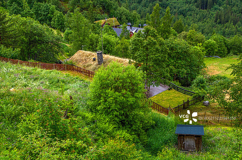 森林小屋图片素材