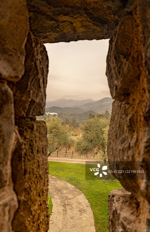 石头窗饰的精髓图片素材