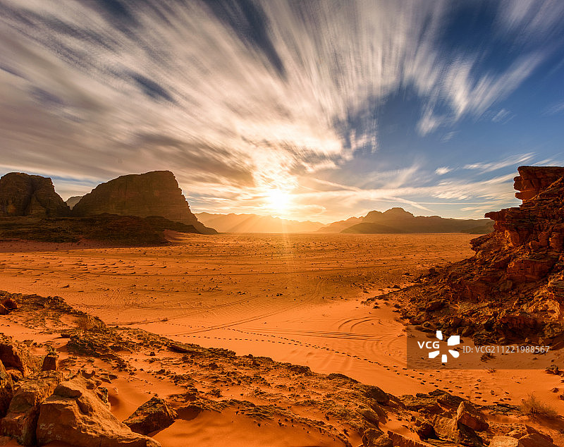 Wadi朗姆酒、约旦图片素材