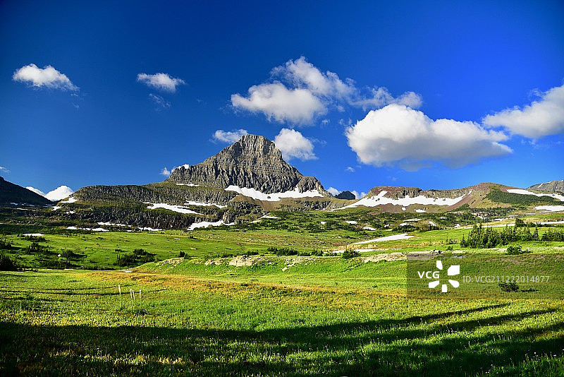 洛根山口的雷诺兹山图片素材