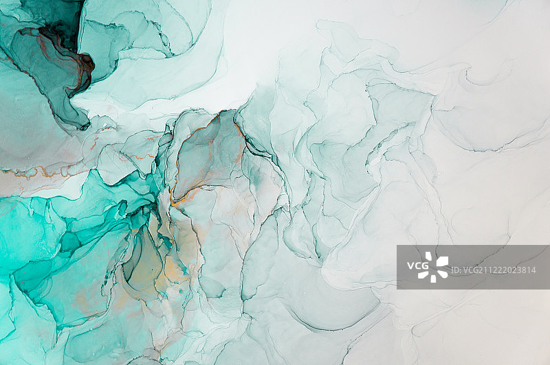 白色纸上的水墨酒精纹理图片素材