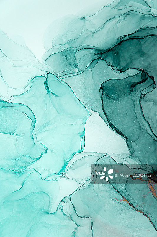 白色纸上的水墨酒精纹理图片素材