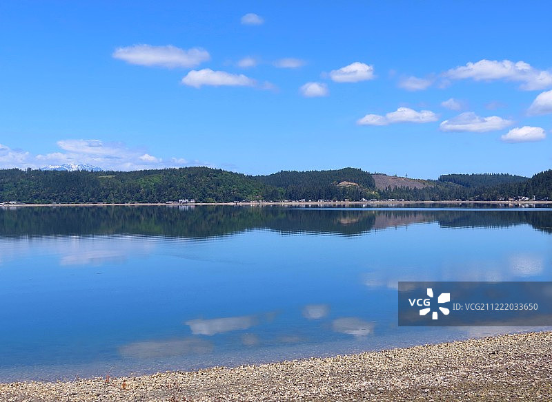 云的倒影图片素材