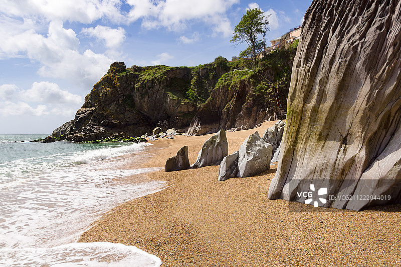 布莱克浦金沙滩图片素材
