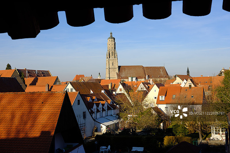 德国诺德林根古镇图片素材
