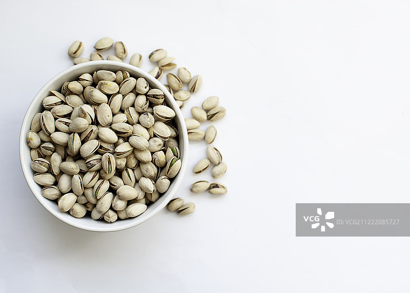 开心果碗特写图片素材