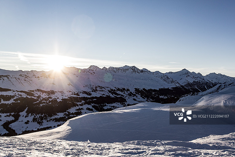 伦策海德上空的日出图片素材