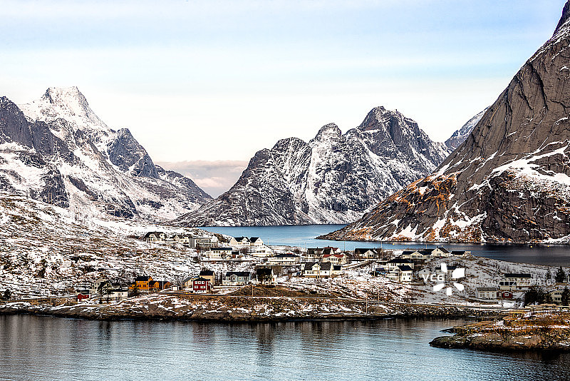 挪威罗弗敦群岛雷讷图片素材