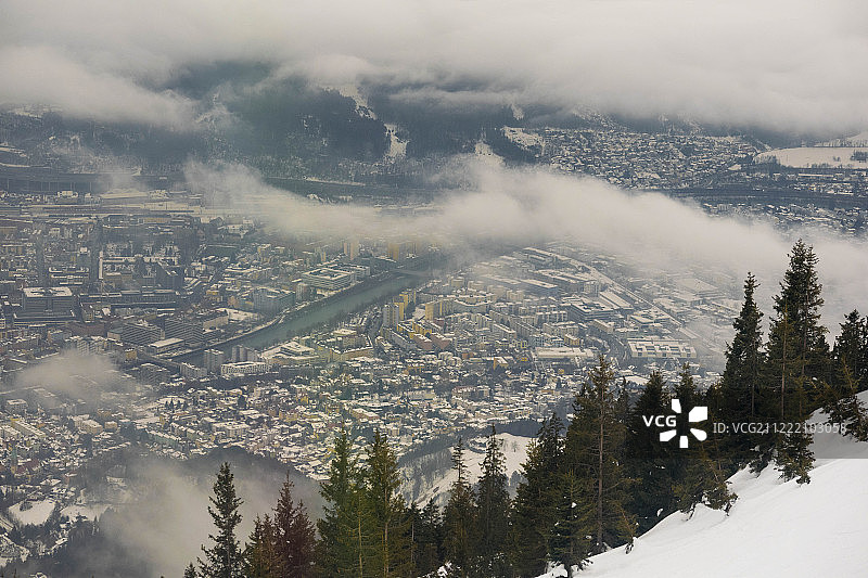 因斯布鲁克城市景观图片素材