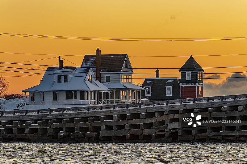 缅因州哈普斯韦尔图片素材