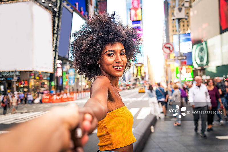 纽约的美女图片素材