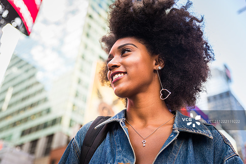 纽约的美女图片素材