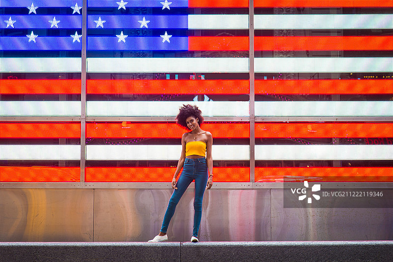 纽约的美女图片素材