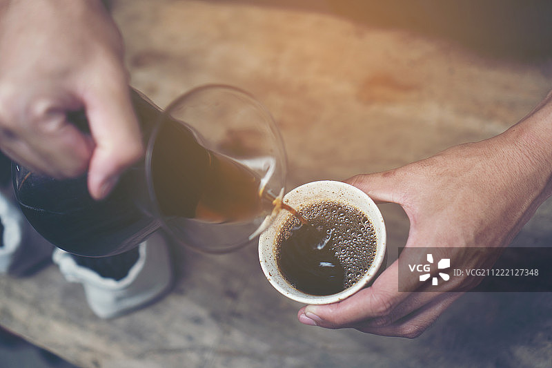 滴滤咖啡热咖啡杯图片素材