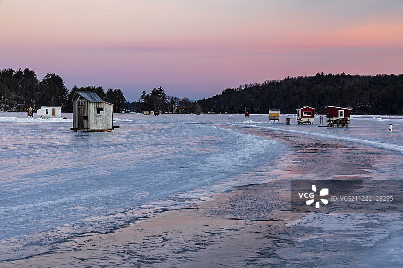 新罕布什尔州奥尔顿湾温尼珀索基湖图片素材