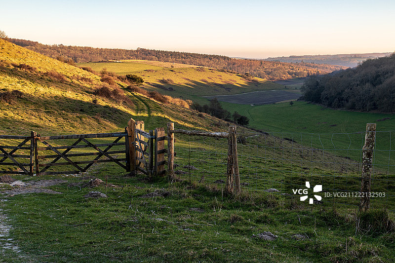 南唐斯丘陵步道图片素材