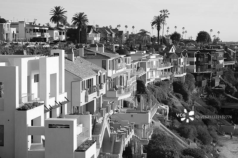 复古海滨小镇图片素材