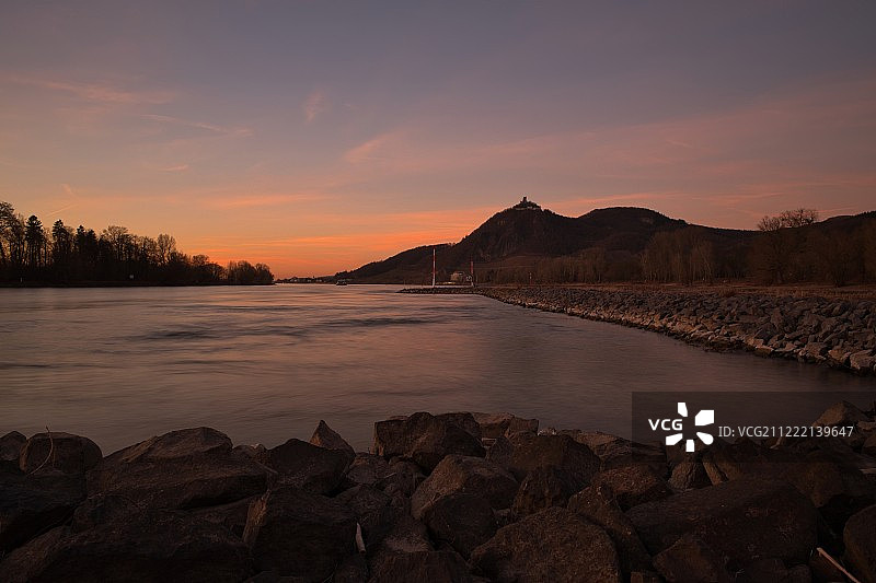 春季傍晚图片素材