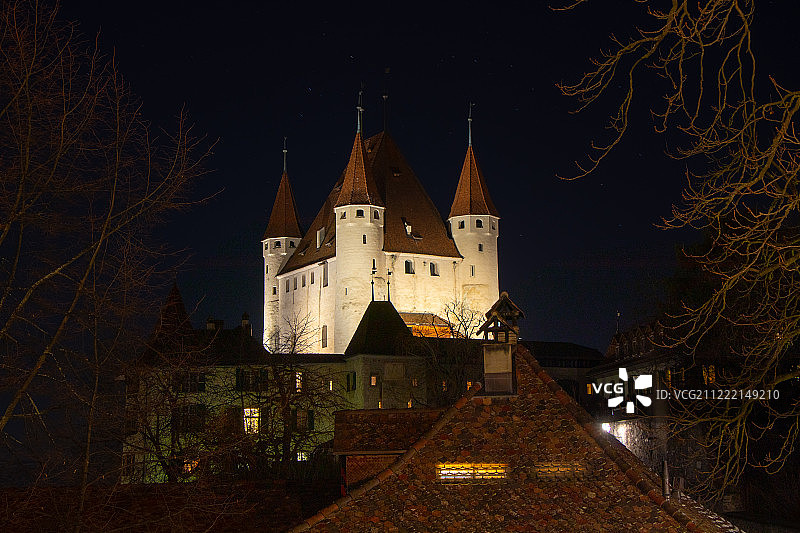 雄伟的图恩城堡图片素材