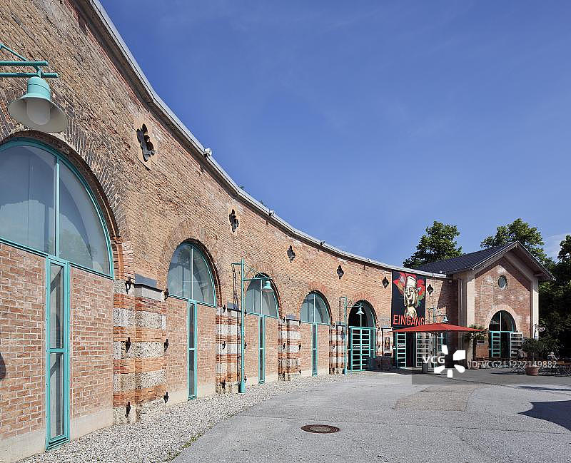 罗森海姆火车棚展览中心，德国巴伐利亚州上巴伐利亚地区，欧洲图片素材