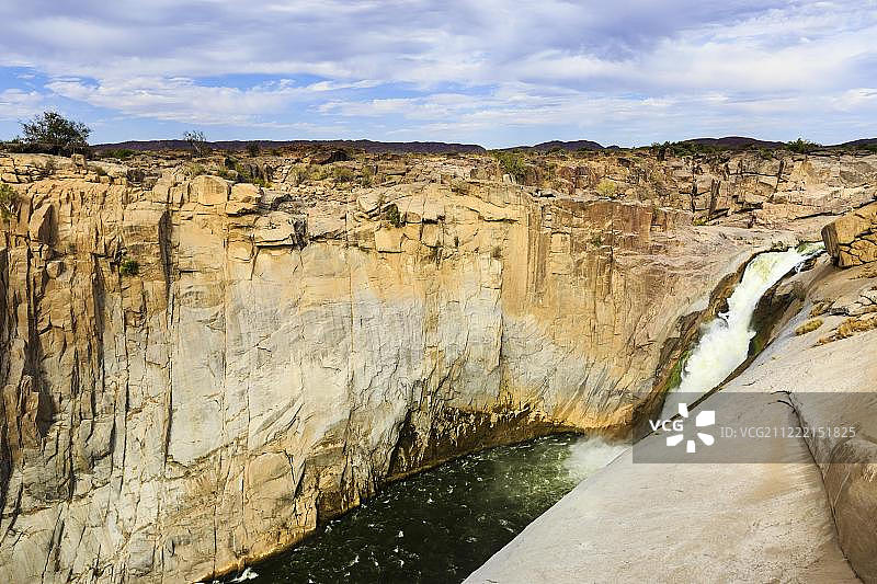 奥赫拉比斯瀑布，奥兰治河，南非图片素材