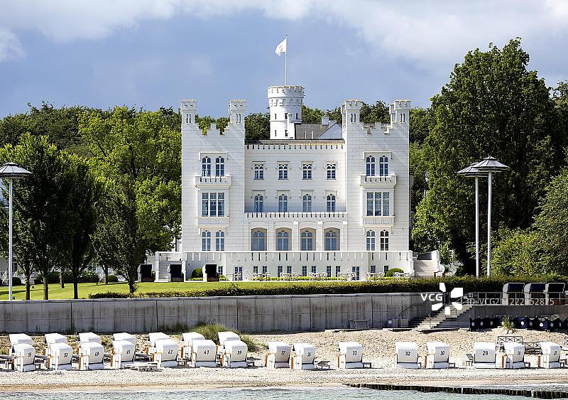 德国Haus Burg或Burg Hohenzollern海滨别墅图片素材