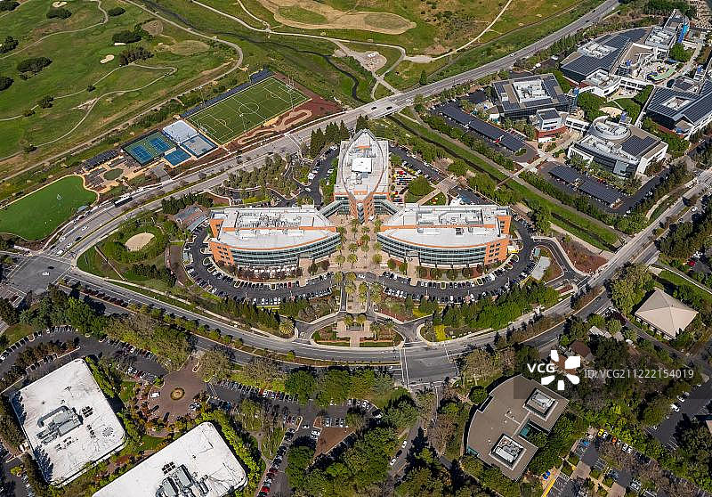 谷歌总部山景城硅谷图片素材