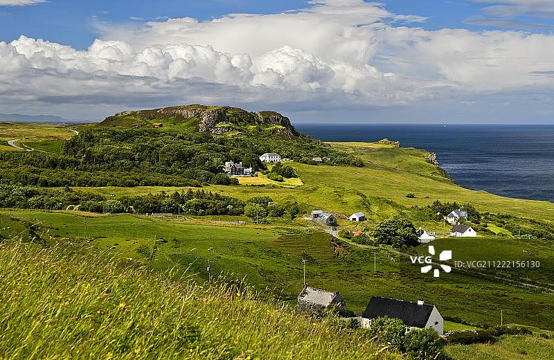 英国苏格兰斯凯岛特罗特尼什半岛风光图片素材