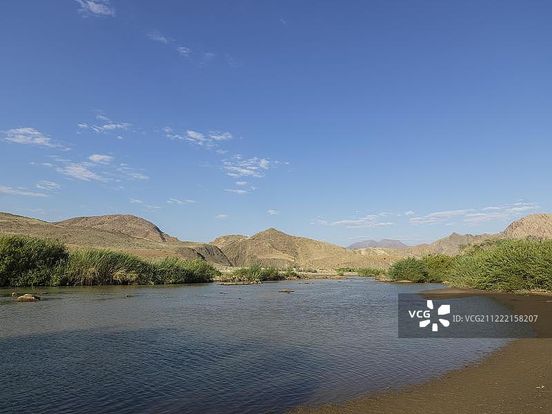 纳米比亚马里恩弗卢斯山谷的景观图片素材