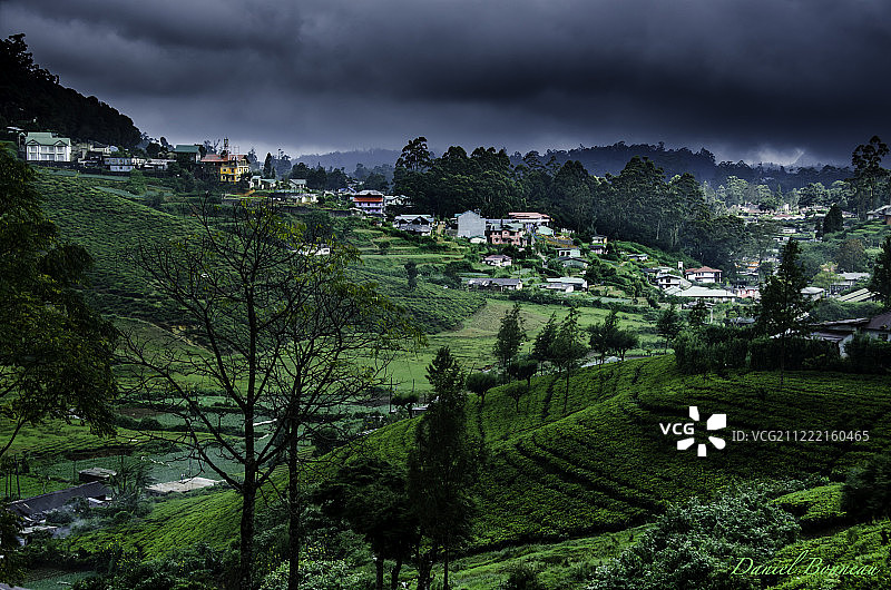 斯里兰卡康提附近，暴风雨过后图片素材