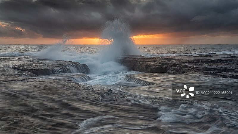 北纳拉宾日出图片素材