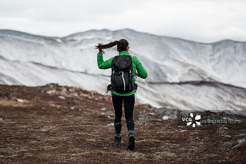 苏格兰背包旅行图片素材