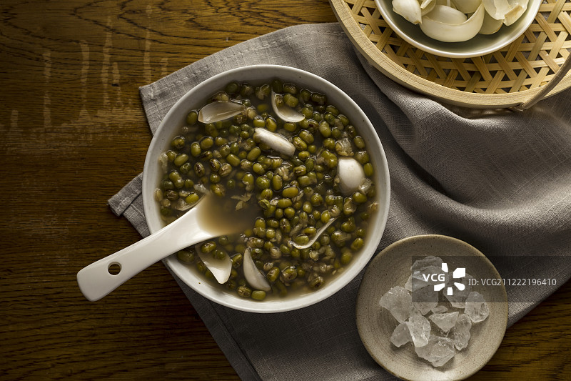 绿豆百合粥图片素材