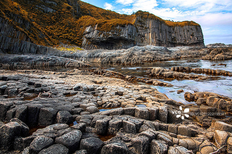 千岛群岛国后岛图片素材