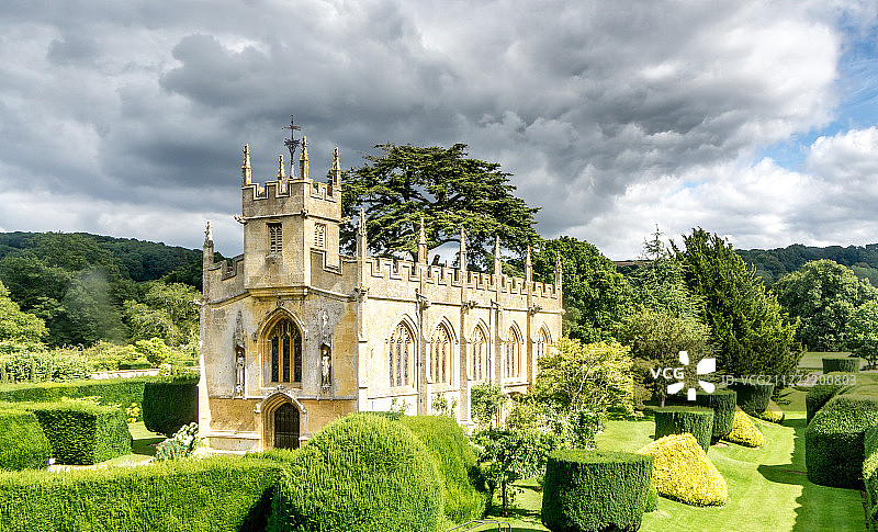 温奇科姆的圣玛丽教堂图片素材