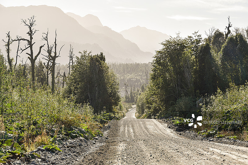令人印象深刻的卡雷特拉奥斯特拉公路图片素材